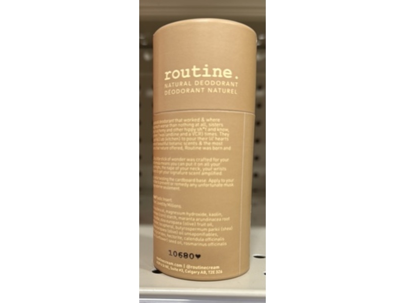 Routine Natural Deodorant, Bonnie n' Clyde, 1.7 fl oz/50 g