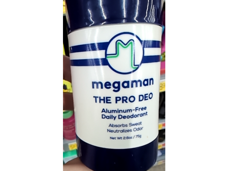 Megababe Megaman The Pro Deo Daily Deodorant, 2.6 oz/75 g
