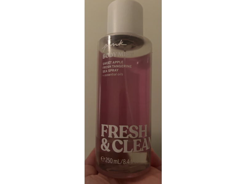 Victoria's Secret Fresh & Clean Body Mist, Sweet Apple, Freash Tangerine, 8.4 fl oz/250 mL