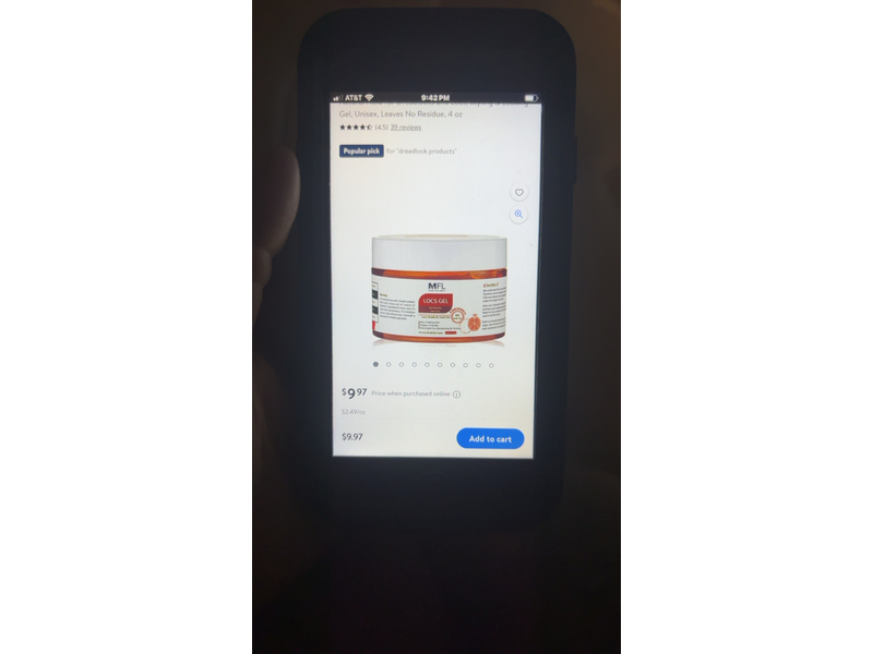 Made For Locs Firm Hold Retwisting & Styling Gel, Pomegranate, 4 oz/113 g