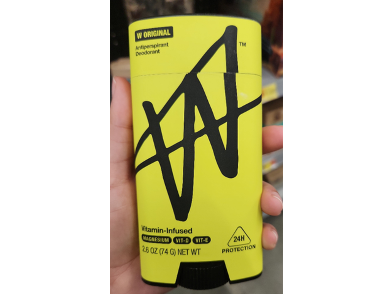 Get W Antiperspirant Deodorant, W Original, 2.6 oz/74 g