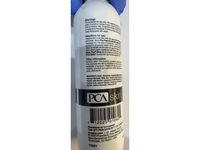 PCA Skin Pre-Peel Accelerator Mask Smoothing Body Peel Treatment, 4 oz/113.4 g
