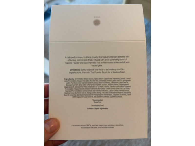 Ogee Hydraganics Sculpted Skin-Perfecting Powder, Stone, 0.3 oz/9 g