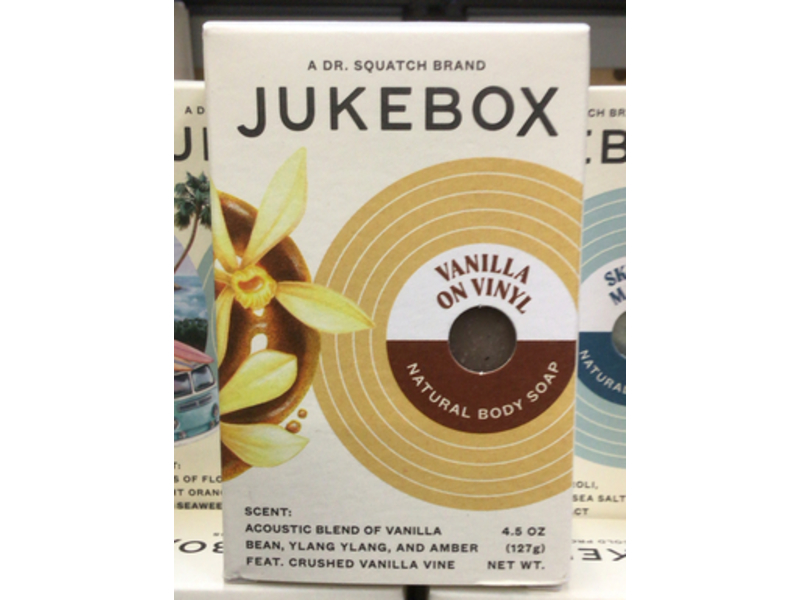 Juke Box Natural Body Soap, Vanilla On Vinyl, 4.5 oz/127 g