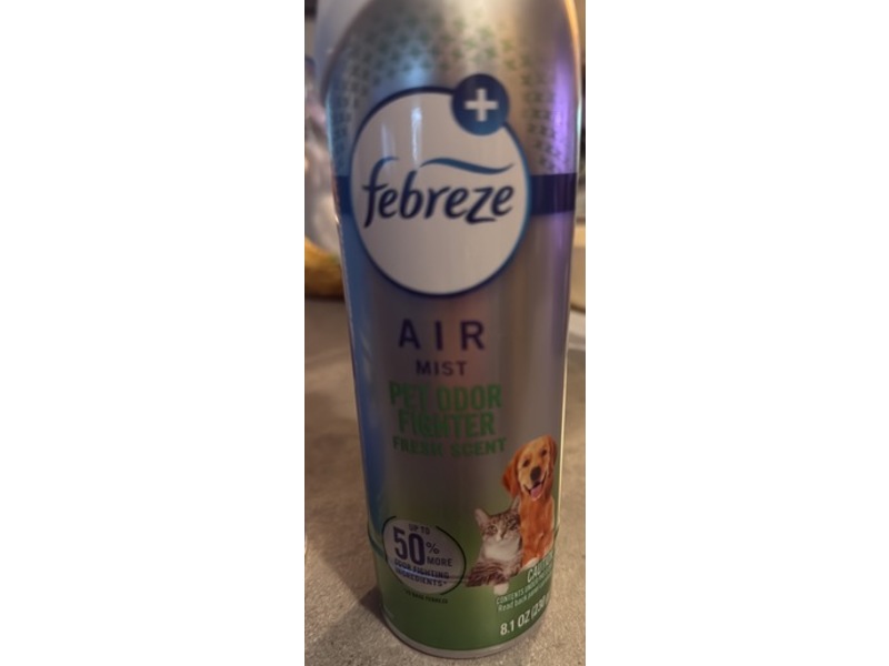 Febreze Air Mist Pet Odor Fighter, Fresh Scent, 8.1 oz/230 g