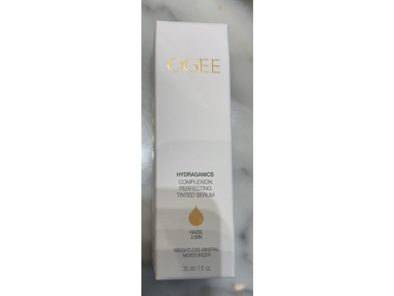 Ogee Hydraganics Complexion Perfection Tinted Serum, Hazel 2. 00N, 1 fl oz/30 mL