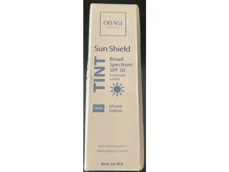 Obagi Sun Shield Tint Sunscreen Lotion, SPF 50, Cool, 3 oz/85 g