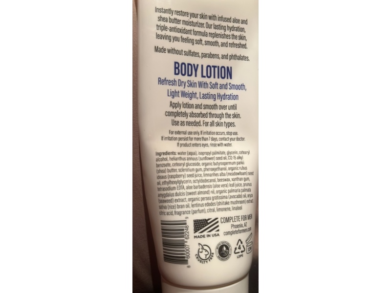 Complete For Men Body Lotion, 8 fl oz