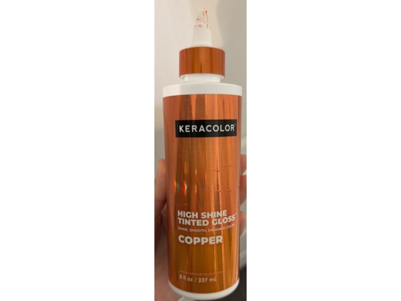 Keracolor High Shine Tinted Gloss, Copper, 8 fl oz/237 mL