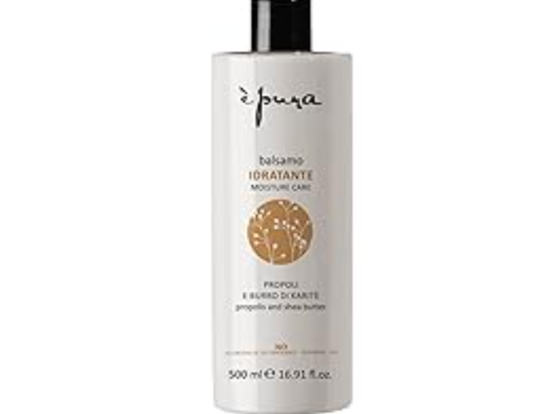 E Pura Idratante Moisture Care Shampoo, Propoils & Shea Butter, 16.9 fl oz/500 mL