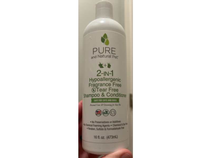 Pure And Natural Pet 2-In-1 Shampoo & Conditioner, 16 fl oz/473 mL