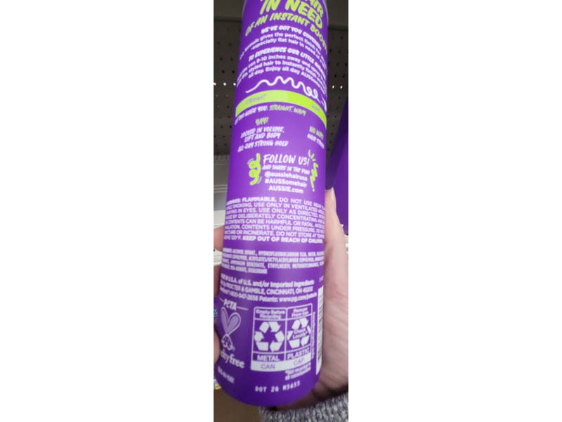 Aussie Instant Volume Hair Spray, 10 oz