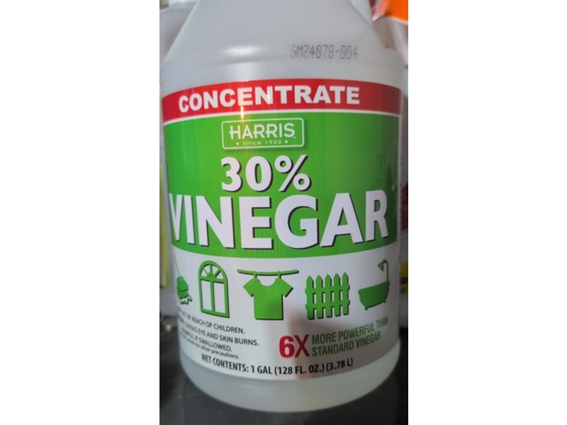 Harris 30% Vinegar Concentrate, 128 fl oz/3.78 L
