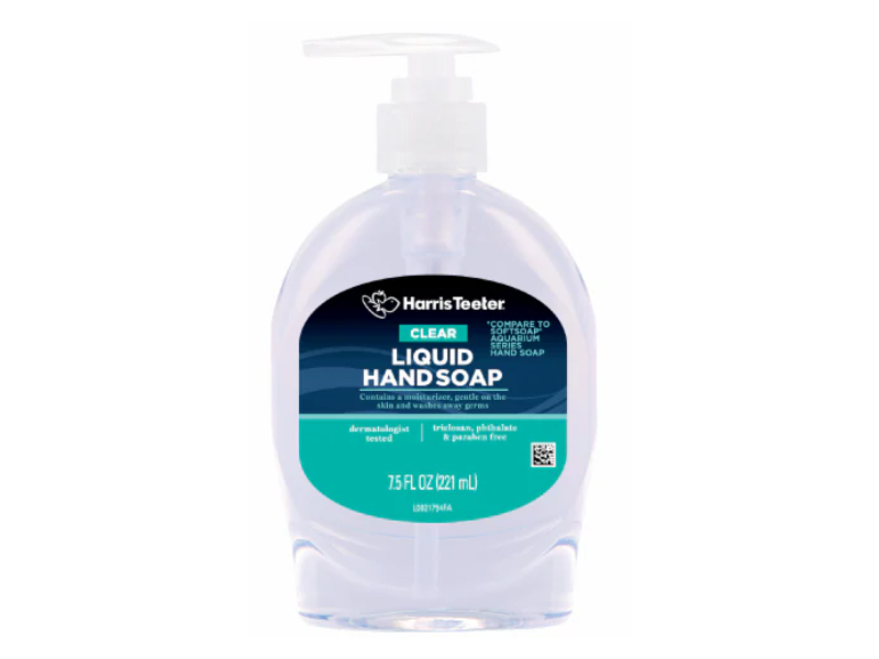 Harris Teeter Clear Liquid Hand Soap, 7.5 fl oz/221 mL
