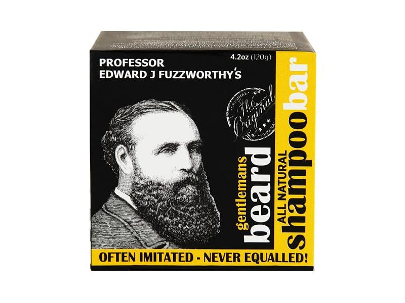 Professor Edward J Fuzzworthy's Beard Shampoo Bar, Original, 4.2 oz/120 g