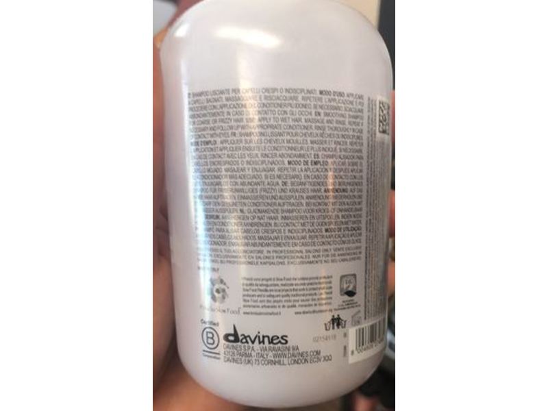 Davines Smoothing Shampoo, Love, 8.45 fl oz/250 mL
