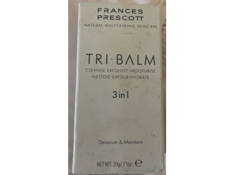 Frances Prescott 3 In 1 Tri Balm Exfoliate, 0.71 oz/20 g