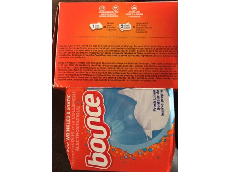 Bounce Dryer Sheets, Fresh Linen, 240 Count