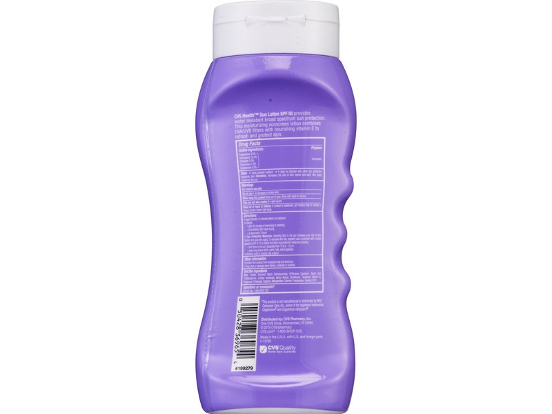 CVS Health Broad Spectrum Sunscreen Lotion, SPF 50, 8 fl oz (237 mL)