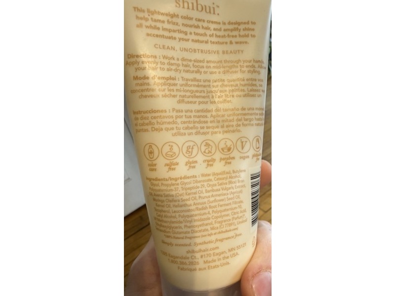 Shibui Air Dry Creme, 6 fl oz/177 mL