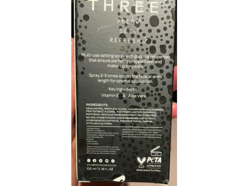 BPerfect Cosmetics One Dew Three Longevity Set & Refresh Mist, 3.38 fl oz/100 mL