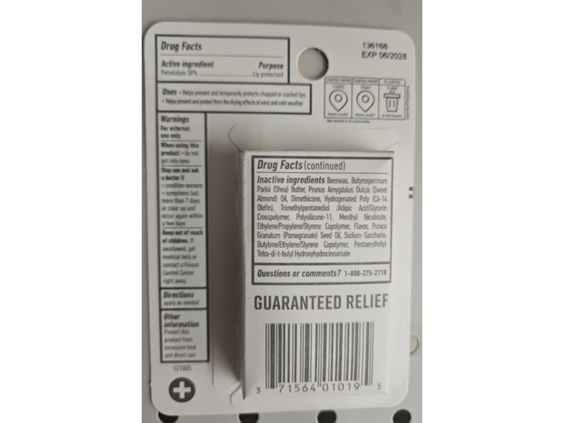 O'Keeffe's Lip Repair Medicated Lip Protectant, Seal & Heal, 0.3 oz/8.4 g, Pack Of 2