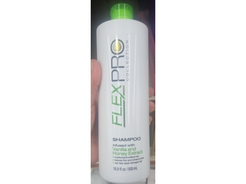 Flex Pro Collection Shampoo, Vanilla And Honey Extract, 16.9 fl oz/500 mL