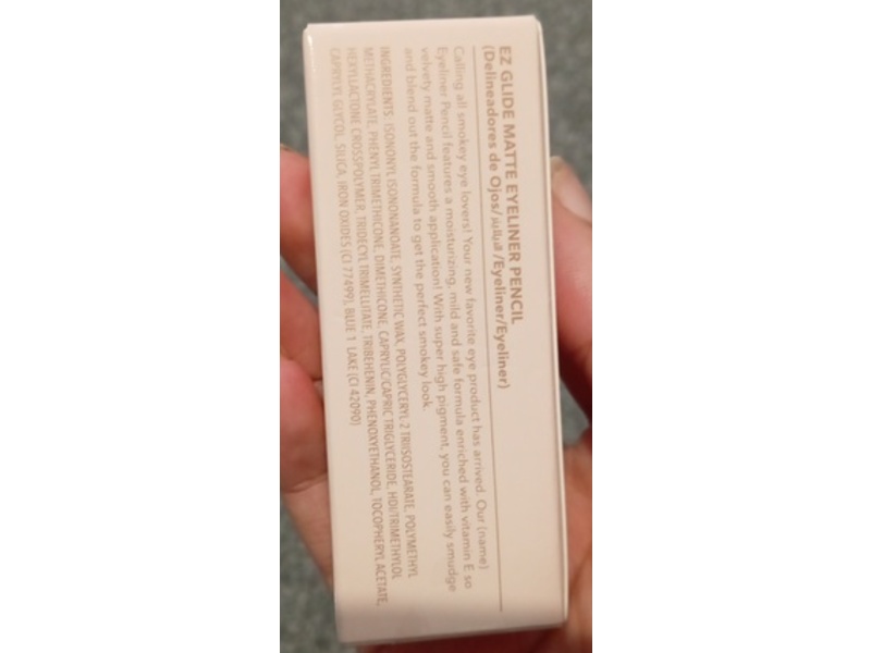 SheGlam Matte Eyeliner Pencil, Black, 2.8 g