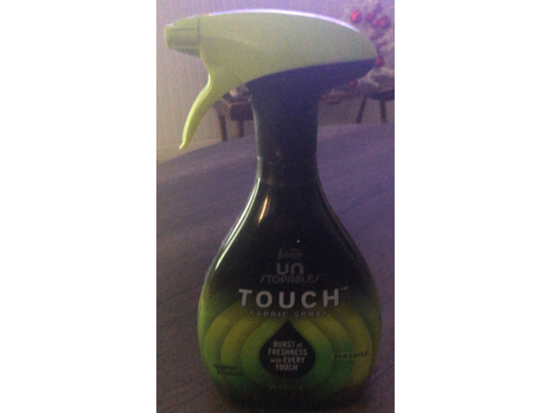 Febreze Unstopables Touch Fabric Spray, Paradise, 27 oz