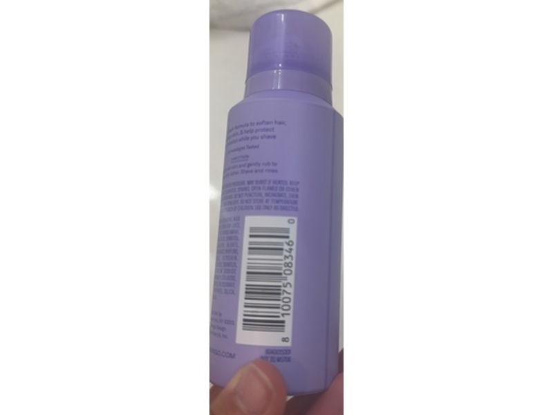 Flamingo Foaming Shave Gel, Iris & Cedarwood, 2 oz/57 g