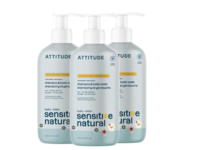 Attitude 2-In-1 Sensitive Natural Shampoo & Body Wash, Unscented, 16 fl oz/473 mL - Image 2