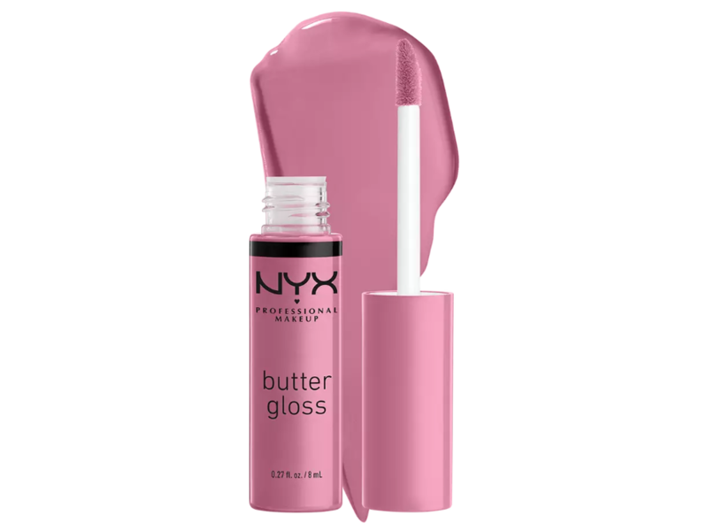Nyx Professional Makeup Butter Gloss, 02 Eclair, 0.27 oz/8 mL