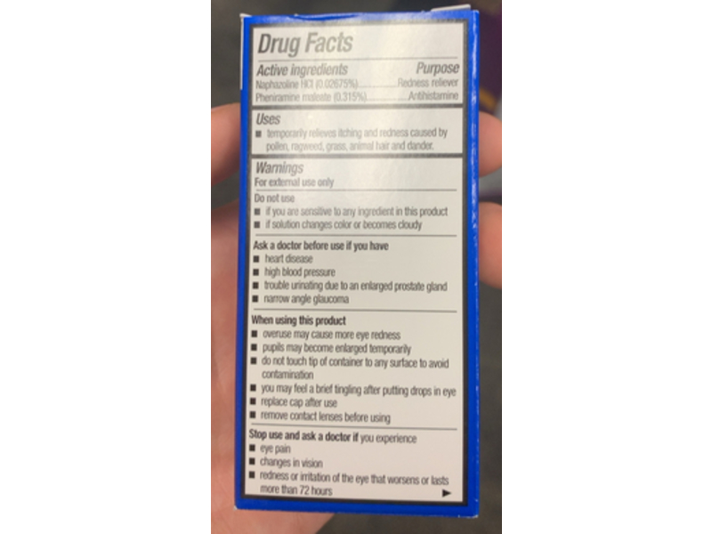 CVS Health Eye Allergy Relief , Sterile, 0.5 fl oz/15 mL