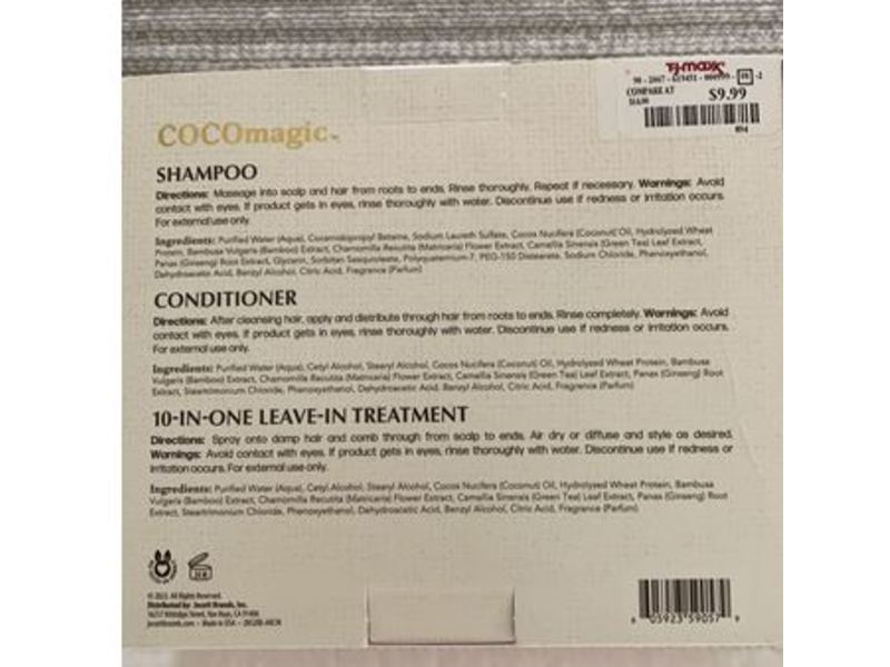 Coco Magic Haircare Set, 3.4 fl oz/100 mL