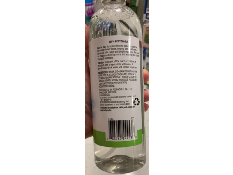 Nature's Promise Tub & Tile Cleaner, Free & Clear, 25 fl oz/739.3 mL