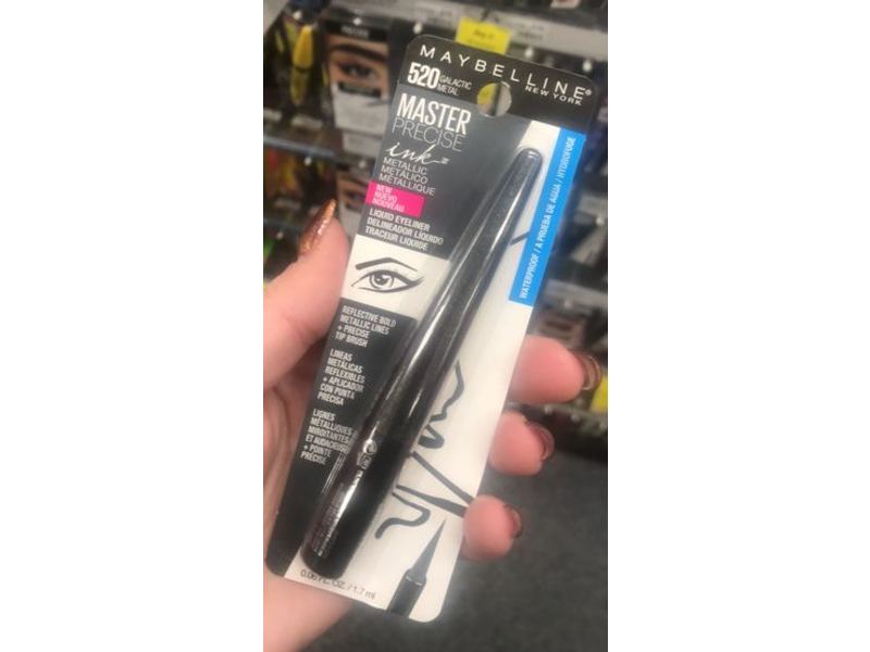 Maybelline New York Master Precise Ink Metallic Liquid Liner, Galactic Metal, 0.06 fl oz/1.7 mL