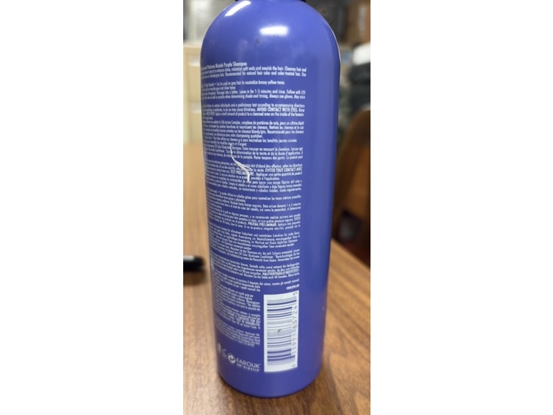 Chi Color Illuminate Platinum Blonde Purple Shampoo, 12 fl oz/355 mL