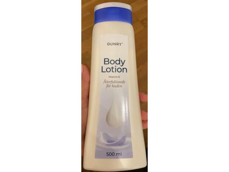 Gunry Body Lotion, Vitamin E, 500 mL