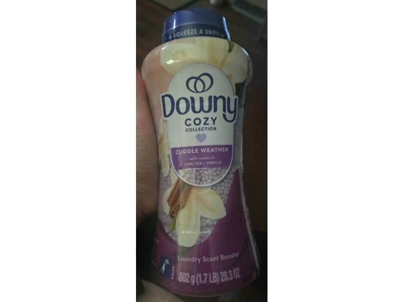 Downy Cozy Collection Laundry Scent Booster, Cuddle Weather, 28.3 oz/802 g