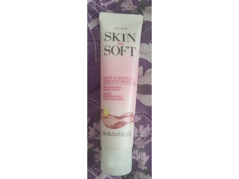 Avon Skin So Soft Soft & Sensual Hand Cream Lotion, 3.4 fl oz/100 mL, Pack Of 4
