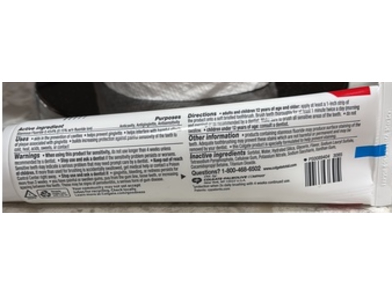 Colgate Total Active Prevention Deep Clean Toothpaste, 5.1 oz/144 g, Pack Of 2