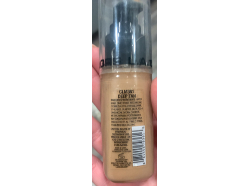 L.A. Colors Truly Matte Foundation, Clm361 Deep Tan, 1.35 fl oz/40 mL