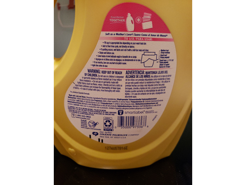 Suavitel Fabric Conditioner, Morning Sun, 102 Loads, 120 fl oz/3.5 L