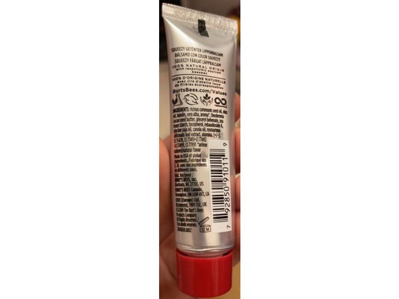 Burt's Bees Squeezy Tinted Balm, Watermelon Rush, 0.43 oz/12.1 g