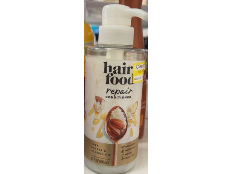 Hair Food Repaire Conditioner, Shea Butter & Almond Oil, 10.1 fl oz/300 mL