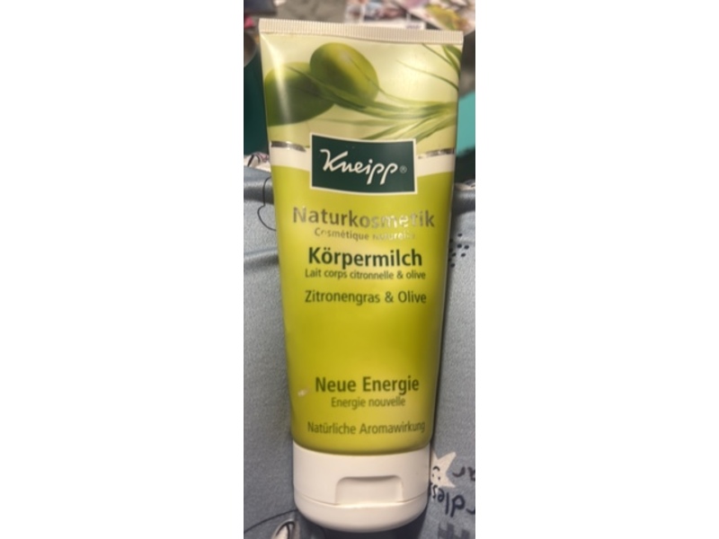 Kneipp Body Lotion, Lemongrass & Olive, 200 mL