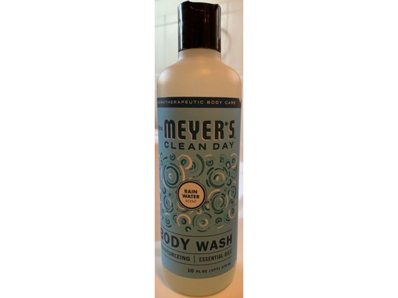 Mrs. Meyer's Clean Day Body Wash, Rainwater Scent, 16 fl oz/473 mL