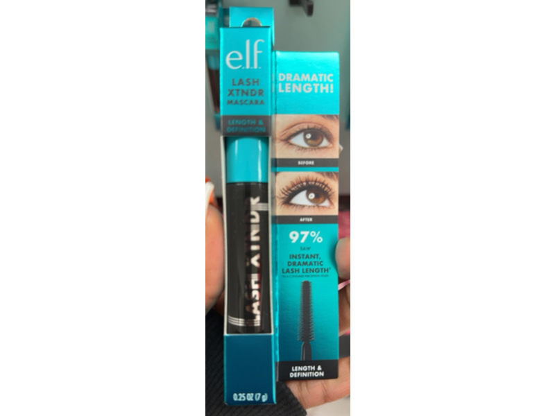 e.i.f Lash Xtndr Mascara, Pitch Black, 0.25 oz/7 g