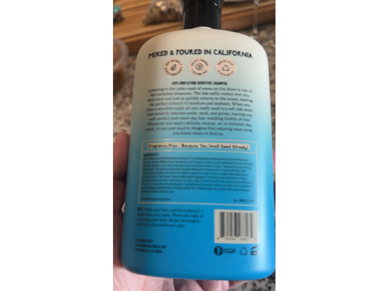 California Naturals Anti-Irritation Sensitive Shampoo, Light & Gentle, 16.5 fl oz/487 mL