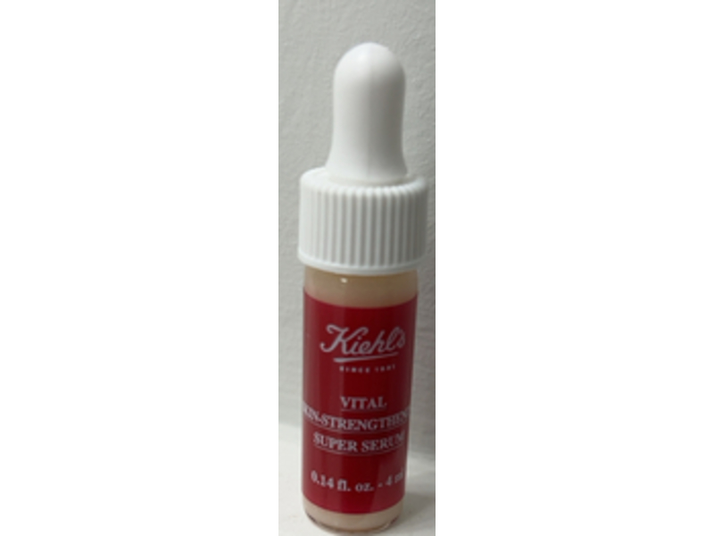Kiehl's Vital Skin-Strengthening Super Serum, 0.14 fl oz/4 mL, pack Of 2